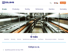 Tablet Screenshot of colsys.cz